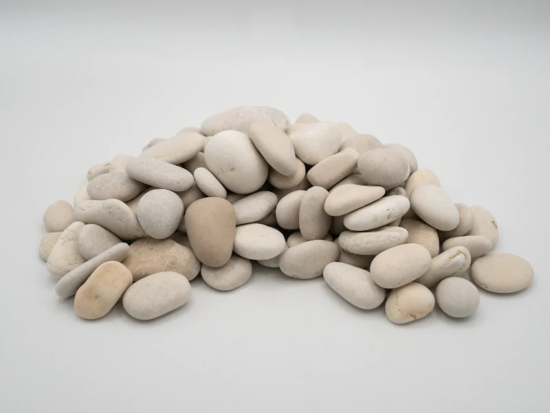 3l4 Ivory Pebble Rocks
